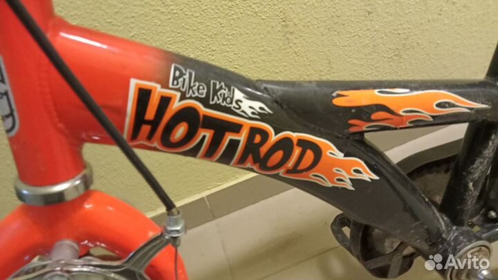 Двухколесный велосипед Hot-Rod, диаметр 16 дюймов