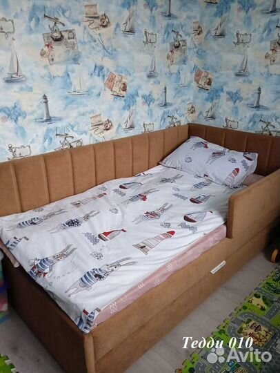 Мягкая Детская Кровать Крекер 180х90 спальное