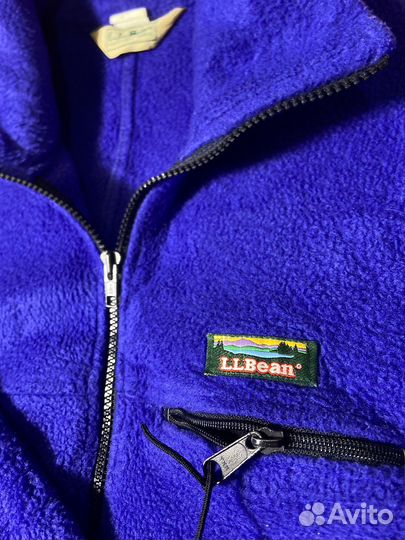 Флисовая куртка на молнии LL Bean USA M Zip