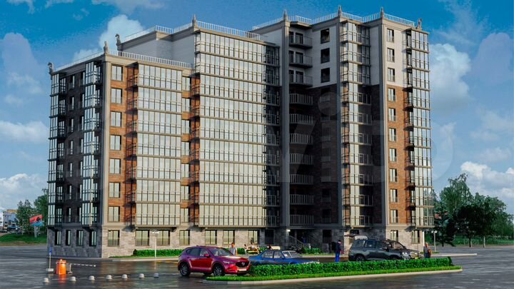 Квартира-студия, 39,2 м², 3/11 эт.