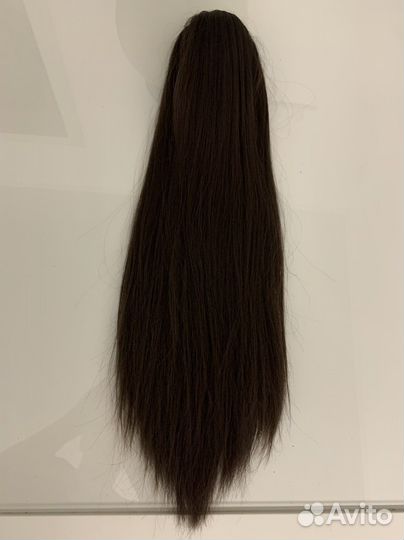 Шиньон хвост. Натуральное волокно