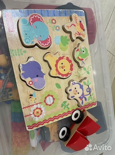 Деревянные игрушки Fisher Price и др