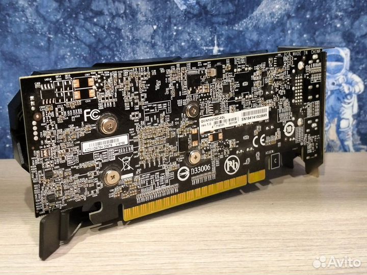 Видеокарта GTX 1050 ti OC 4gb