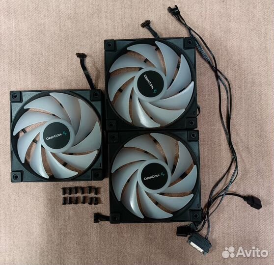 Набор вентиляторов deepcool FC120-3 in 1 120*120