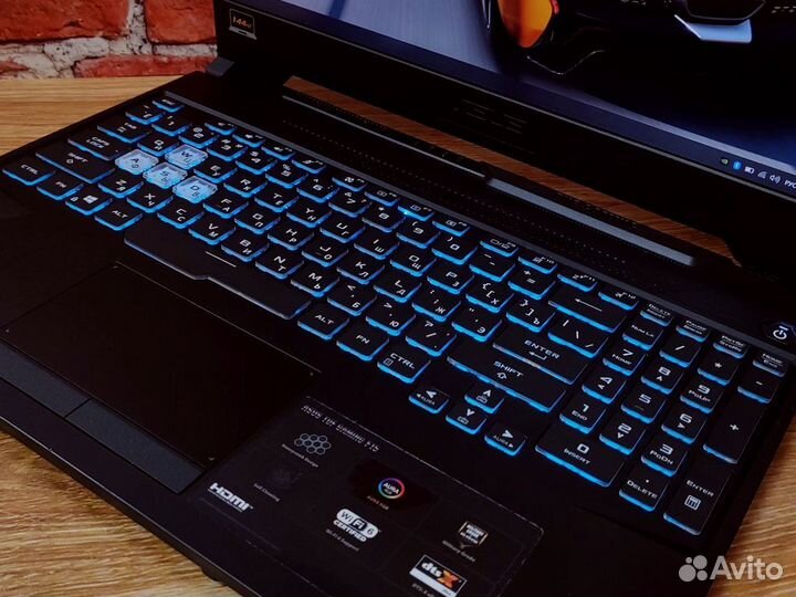Ноутбук мощный Игровой SSD512 GTX 1650 Asus