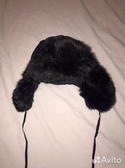 Шапка с мехом кролика