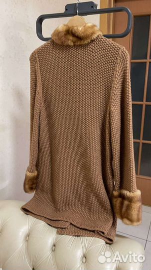 Пальто(кардиган) Trussardi,оригинал,норка
