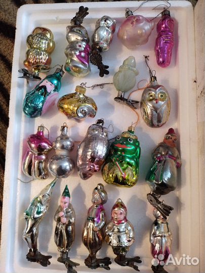 Елочные игрушки СССР