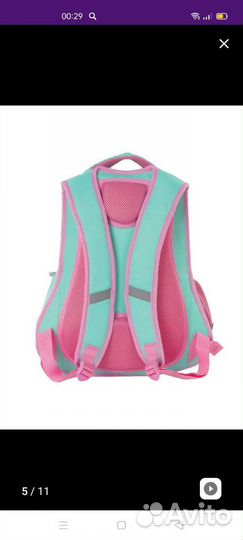 Рюкзак детский для девочки школьный