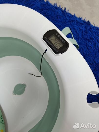 Ванночка для купания складная с термометром