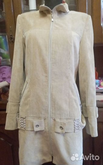 Плащ вельветовый