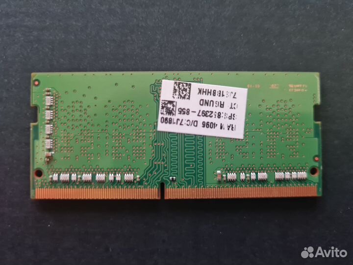 Оперативная память ddr4 sodimm 4Gb 2666