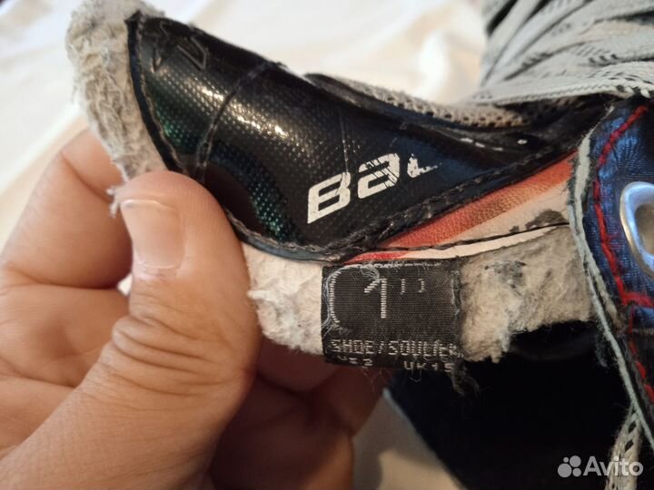 Хоккейные коньки bauer vapor X500 разме 1d детские