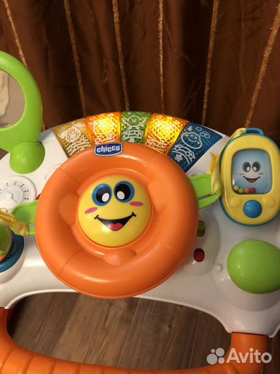 Развивающий центр chicco каталка/ходунки