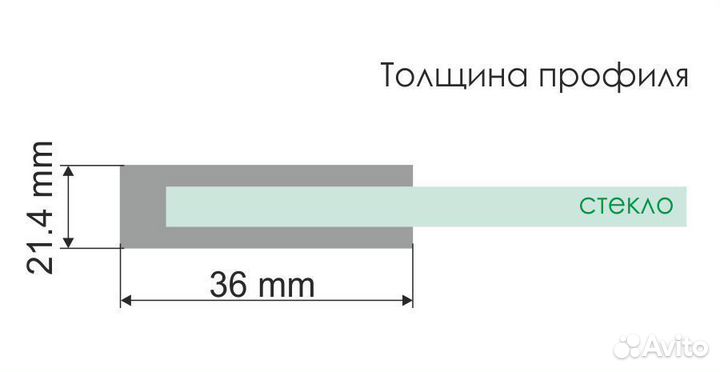 Душевая дверь Wasserkraft Salm 27I04