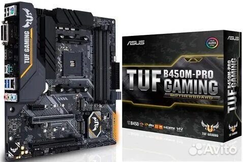 Материнская плата asus tuf b450m-pro gaming
