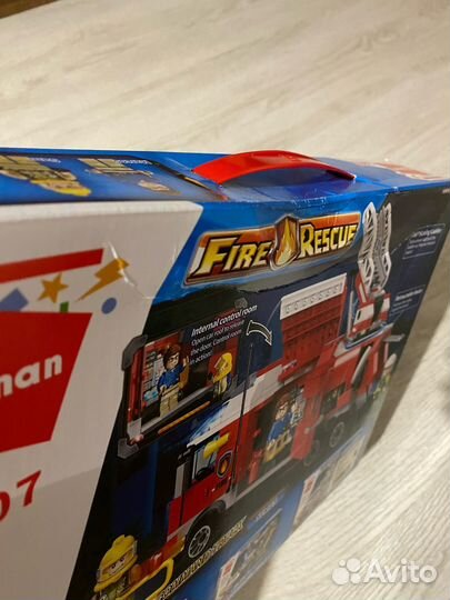 Конструктор аналог Lego CiTY Пожарная машина