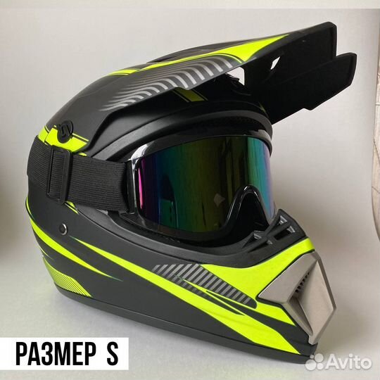 Кроссовый шлем новый