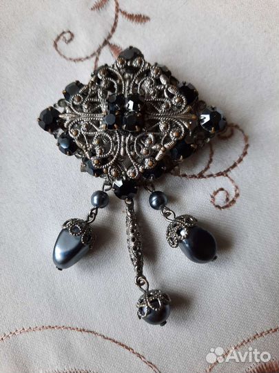 Брошь Чехословакия Яблонец