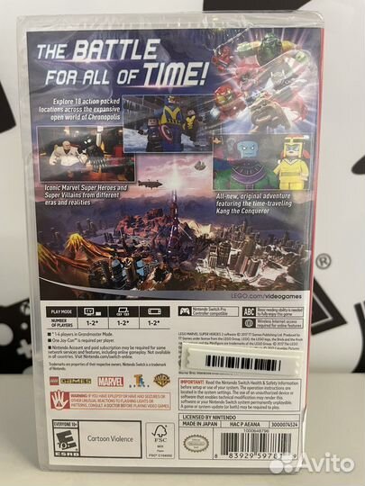 Lego Marvel Super Heroes 2 Nintendo Switch New