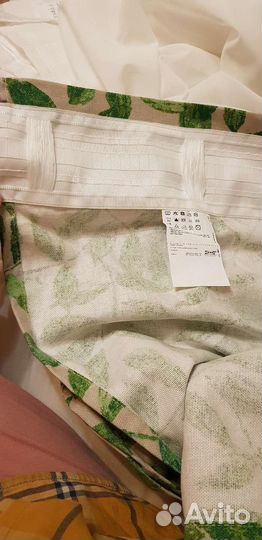 Шторы новые IKEA фленёрт