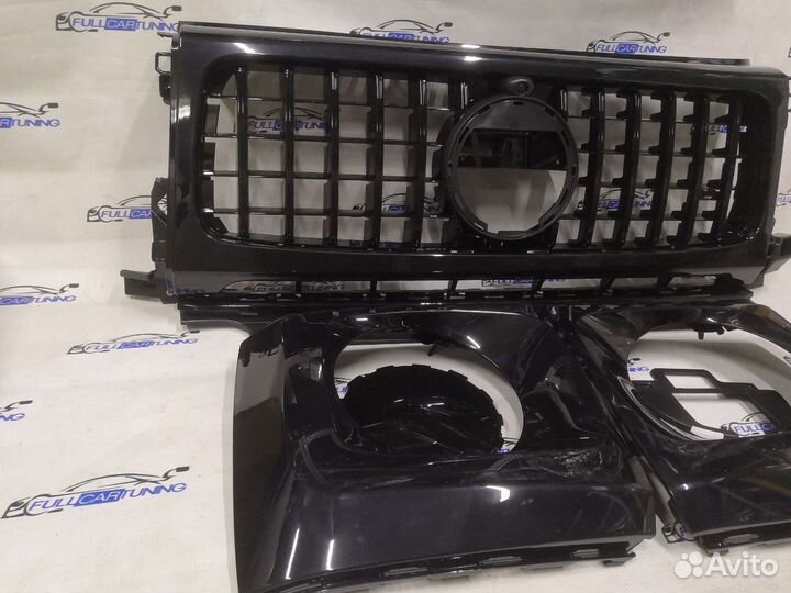 Решетка радиатора Mercedes G 464 AMG GT черная