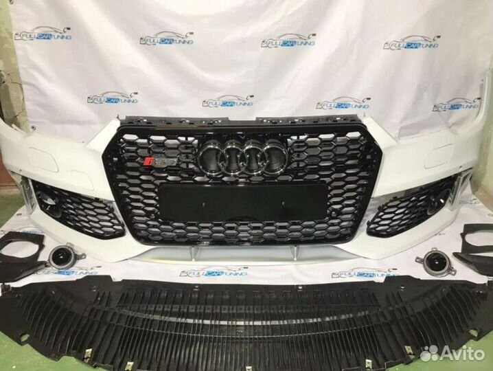 Бампер в сборе Audi A7 RS7 2014-2018 рестайлинг