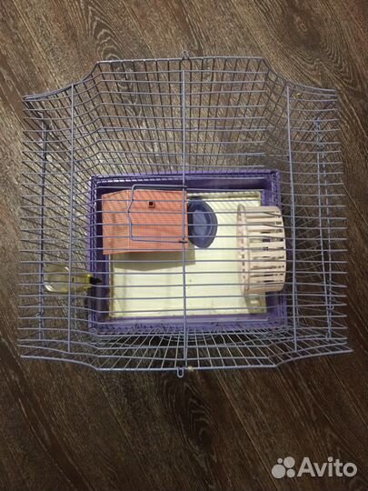 Клетка для хомяка с домиком