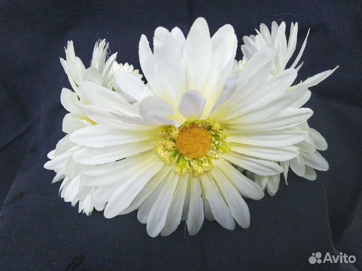 Венок из цветов на голову. Салатовый. На заказ