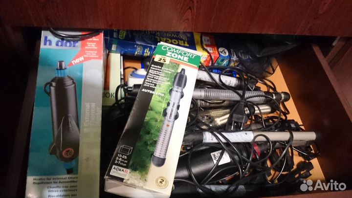 Обогреватели, компрессоры, фильтра, помпы. Новые и