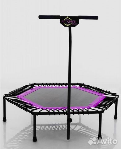 Батут для фитнеса с ручкой