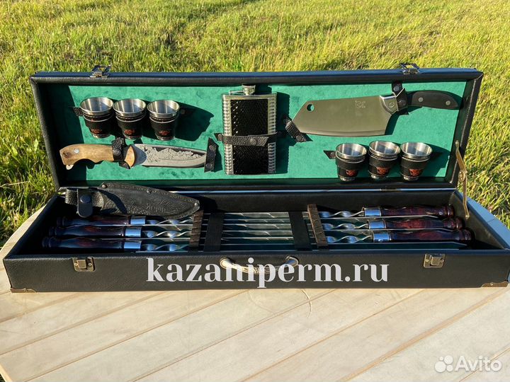 Шашлычный набор / Шампура подарочные Новый