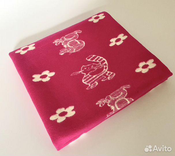 Хлопковое байковое детское одеяло