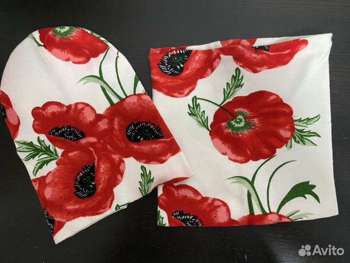 Комплект шапка и снуд