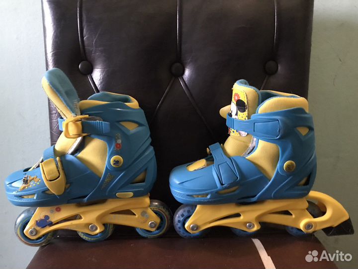 Роликовые коньки детские раздвижные 30-33