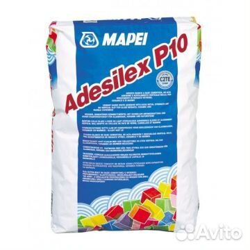 Клей для плитки Mapei Adesilex P10 белый 25 кг