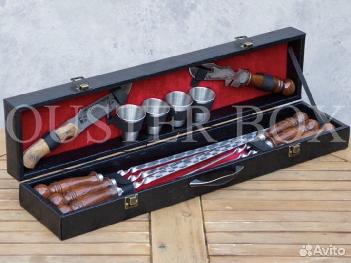 Подарочный набор с шампурами 