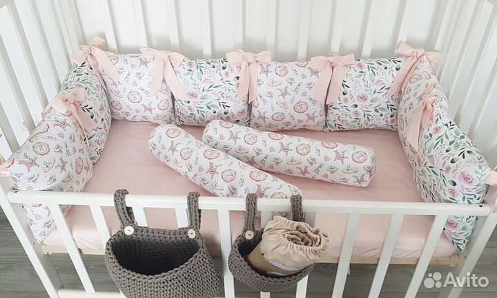 Бортики в детскую кроватку