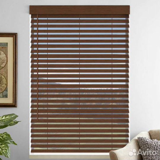 Деревянные жалюзи Hunter Douglas 25 мм и 50 мм