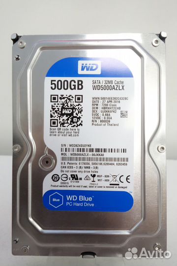Жесткий диск для пк: WD WD5000azlx 500 GB #3