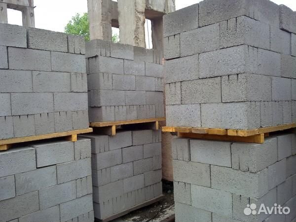 Керамзитоблок пустотелый 390х190х188 за шт