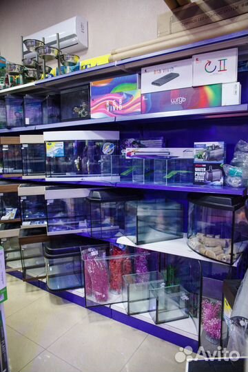 Аквариумы от 4 - 1000 литров, Рыбки и т.д