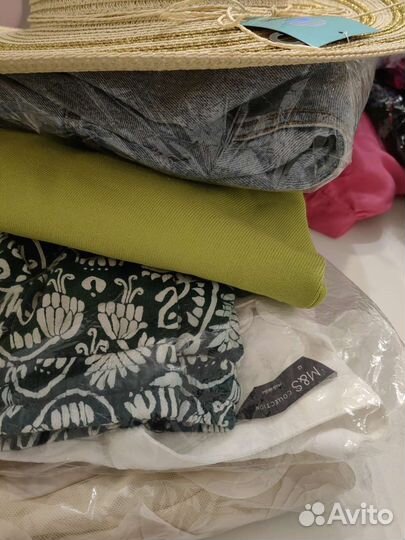 Шляпа, джинсы, брюки, 3 блузки