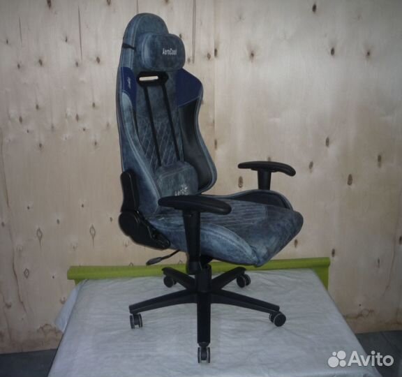 Компьютерное кресло Aerocool duke Steel Blue
