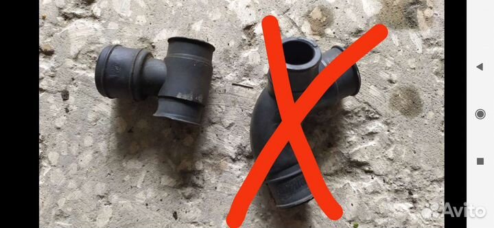 Тройник вкг Пассат б5+ awt