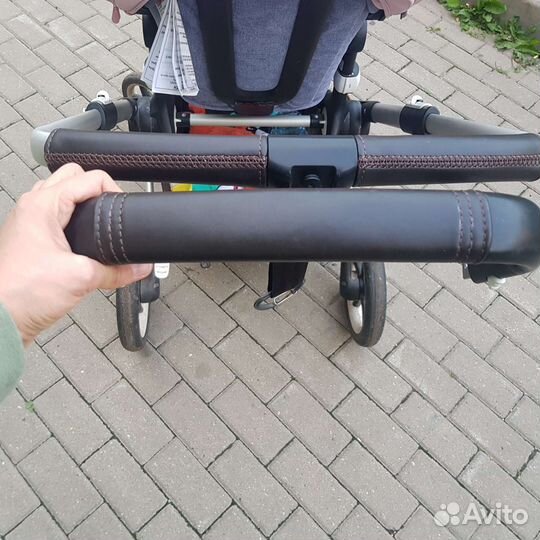 Накладки bugaboo fox,bee на молниях коричневые б/у