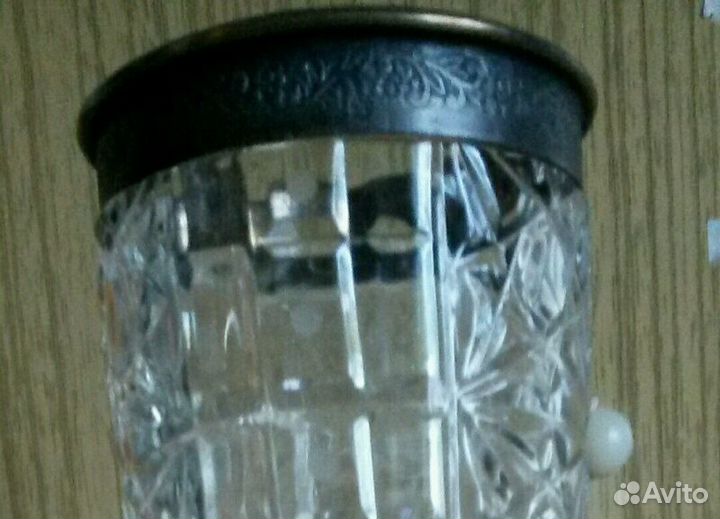 Ваза хрустальная Чехословакия