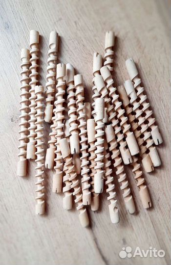 Бигуди деревянные