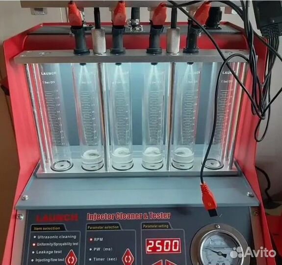 Промывка форсунок на стенде