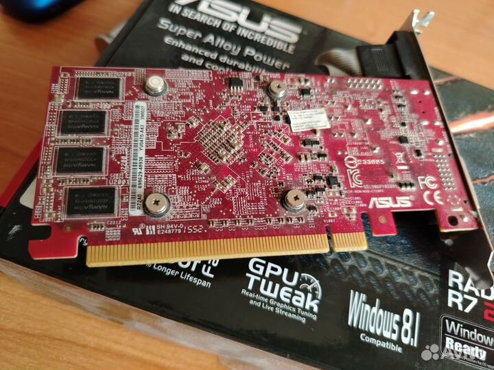 Видеокарта PCI-E Asus AMD Radeon R7